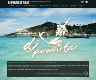 Djparadisetour.com(DJ Paradise Tour) Screenshot