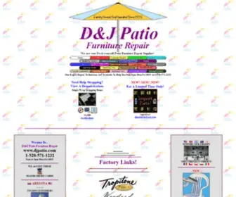 Djpatio.com(To D&J Patio Furniture Repair) Screenshot