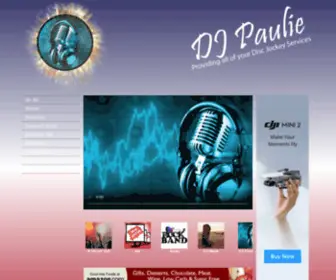 Djpaulie.com(DJ Paulie) Screenshot