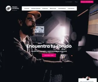 DJpmusicschool.com(DJP Music School) Screenshot