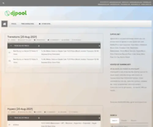 Djpool.net(Formerly djpool.co) Screenshot