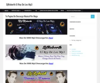 Djroberth.com(Tu Pagina De Descarga Musical Por Mega) Screenshot