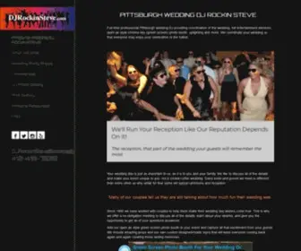Djrockinsteve.com(Pittsburgh Wedding DJ) Screenshot