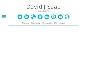 Djsaab.info(David J Saab) Screenshot