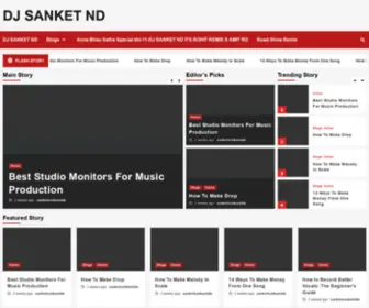 Djsanketnd.com(DJ SANKET ND) Screenshot