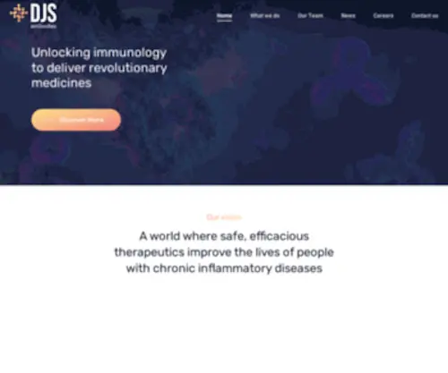 Djsantibodies.com(Unlocking immunology to deliver revolutionary medicines) Screenshot