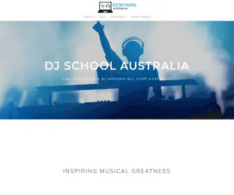 DJSchool.com.au(DJ School Australia) Screenshot