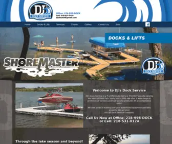 DJsdockservice.com(DJ's Dock Service) Screenshot