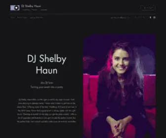 DJshelbyhaun.com(DJ Shelby Haun) Screenshot