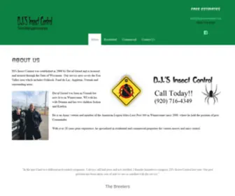Djsinsectcontrol.com(DJ's Insect Control) Screenshot
