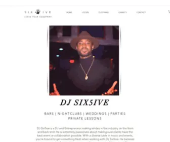 Djsix5Ive.com(Miami Event DJ) Screenshot