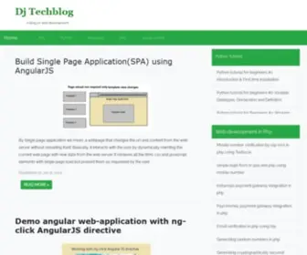 Djtechblog.com(DJ Techblog) Screenshot