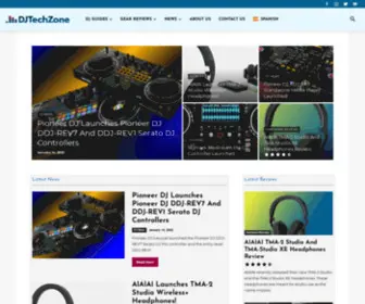 DjtechZone.com(DjTechZone Is Your Daily Dose Of DJ Gear News And Reviews) Screenshot