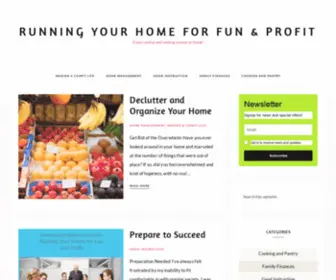 Djunehagerty.com(Running Your Home for Fun & Profit) Screenshot