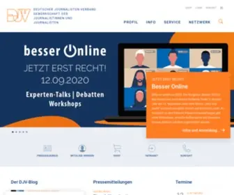 DJV.de(Deutscher Journalisten) Screenshot