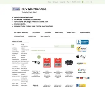 DJvmerchandise.com(Power Tools) Screenshot