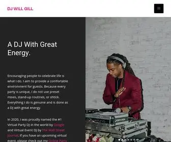 Djwillgill.com(DJ Will Gill) Screenshot