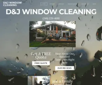 Djwindowcleaningservice.com(D&J WINDOW CLEANING) Screenshot