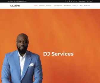 Djzeke.com(Wedding DJ) Screenshot