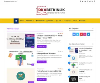 Dkabetkinlik.com(Din Dersi Etkinlik Portal) Screenshot