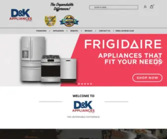 Dkappliances.com(Dkappliances) Screenshot