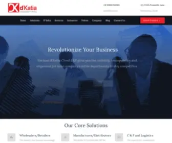 Dkatia.com(ERP software companyPOS software) Screenshot