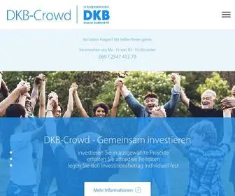 DKB-Crowdfunding.de(Investieren Sie jetzt) Screenshot