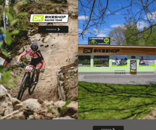 Dkbikeshop.cz(How to run a function when the page is loaded in javascript) Screenshot