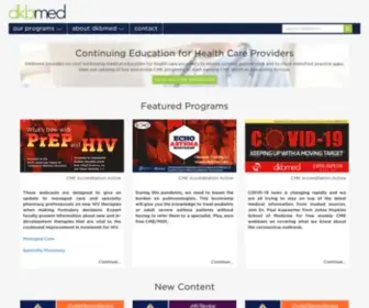 DKbmed.com(Continuing Medical Education for Health Care Providers) Screenshot