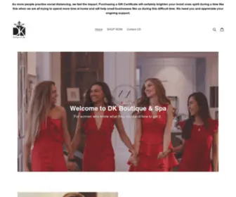 Dkboutiqueandspa.com(DK Boutique & Spa) Screenshot