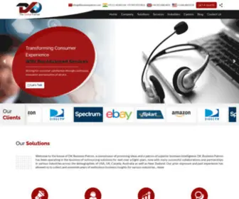 Dkbusinesspatron.com(Outsourcing Services) Screenshot