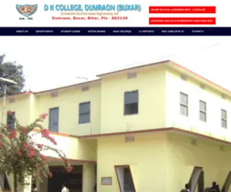 DKCDumraon.org(Dharichhana Kunwari College) Screenshot