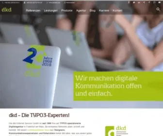 DKD.de(TYPO3 & Shopware Experten) Screenshot