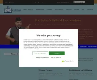 Dkdubey.com(DK Dubey's Judicial Law Academy) Screenshot