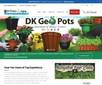 Dkgeopots.lk(DK Plastic Industries/ DK Agro Trading) Screenshot