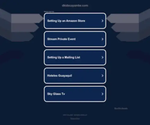 Dkidscayambe.com(Dkids Cayambe) Screenshot