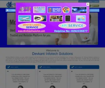 Dkinfotechsolution.com(DevKant Infotech) Screenshot