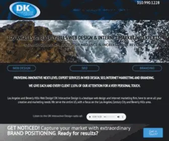 Dkinteractivedesign.com(Los Angeles Web Design company) Screenshot