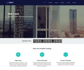 DKktoken.com(DKK Token (DKKT)) Screenshot