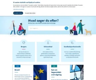 Dkma.dk(The Danish Medicines Agency) Screenshot