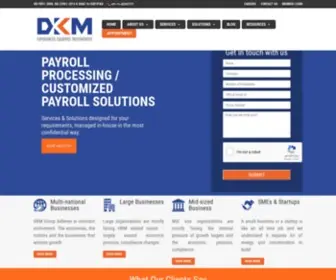 Dkmonline.com(Payroll services in India) Screenshot