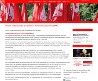 DKP.de(Deutsche Kommunistische Partei) Screenshot