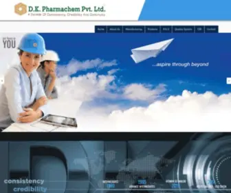 DKpharmachem.com(D.K.Pharmachem Pvt.Ltd) Screenshot