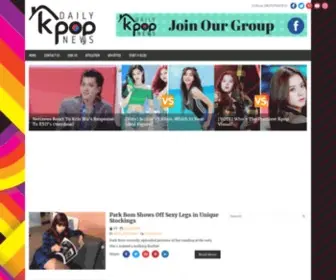 Dkpopnews.net(Daily K Pop News) Screenshot