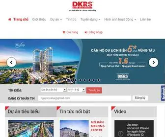 DKRS.com.vn(Công ty Cổ phần Dịch vụ Bất động sản Danh Khôi) Screenshot