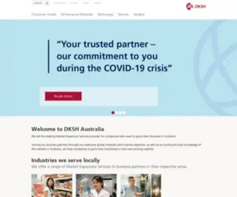 DKSH.com.au(DKSH Australia Pty) Screenshot
