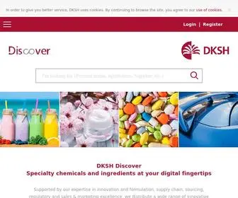 DKShdiscover.com(DKSH Discover) Screenshot