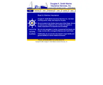 DKsmarineinsurance.com(Smith Marine Insurance Services) Screenshot