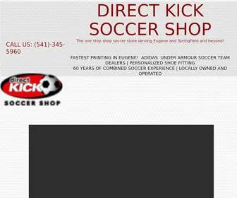 Dksoccer.com(Direct Kick Soccer Shop) Screenshot