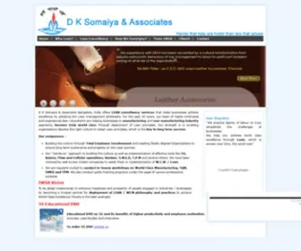 Dksomaiyaassociates.com(A lean manufacturing) Screenshot